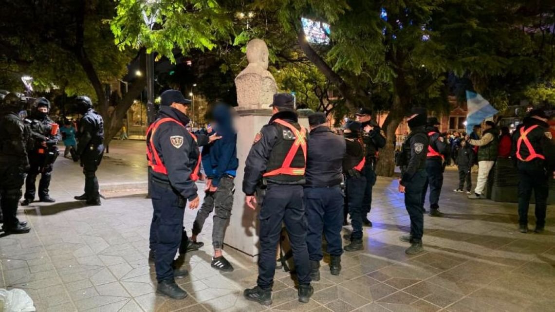 Más de 8.000 personas participaron de los festejos tras Argentina-España: 5 detenidos