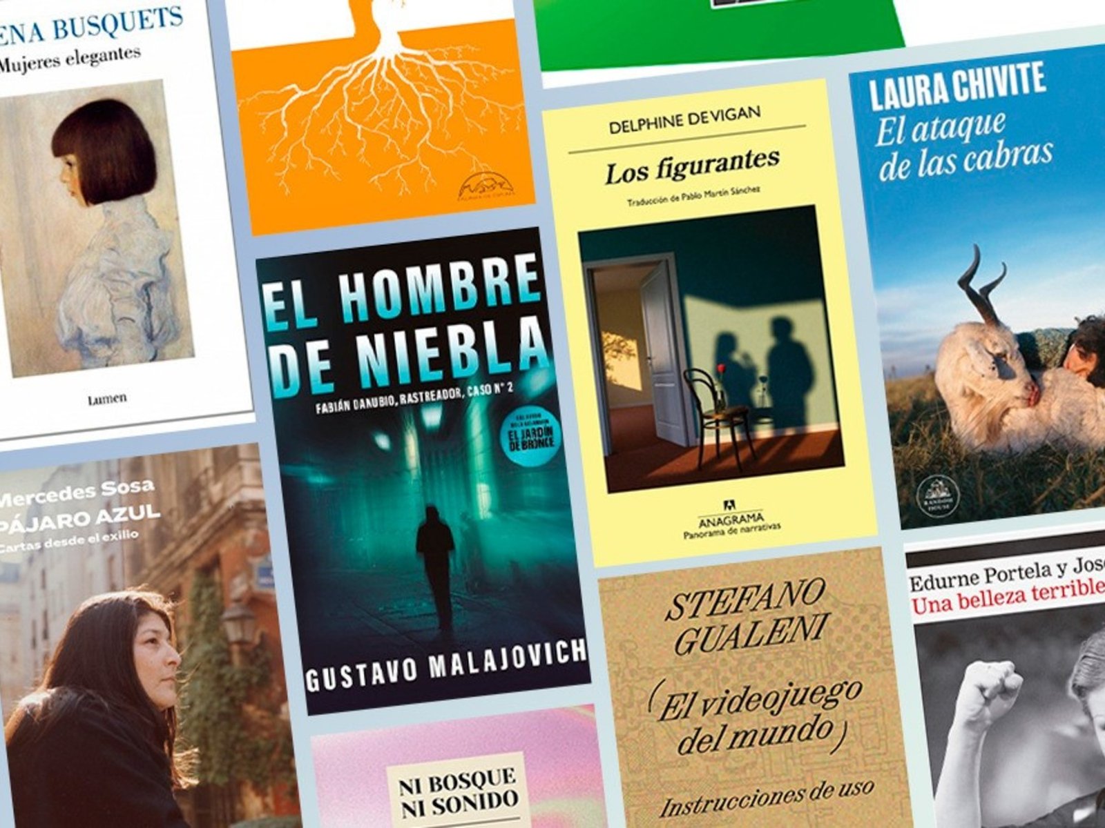 Mercedes Sosa, Delphine De Vigan y Milena Busquets, entre los 20 nuevos libros de julio