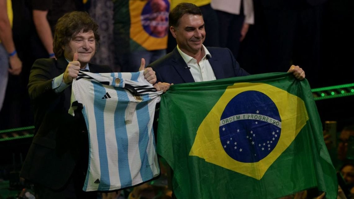 Milei en Brasil: las frases principales del Presidente en el acto bolsonarista de San Pablo