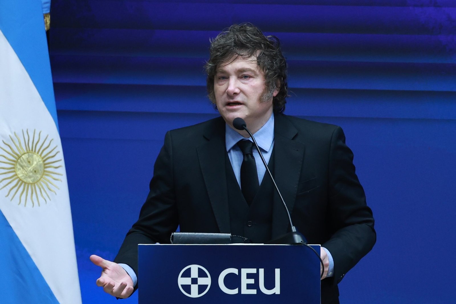 Javier Milei en Madrid, el 26 de junio.