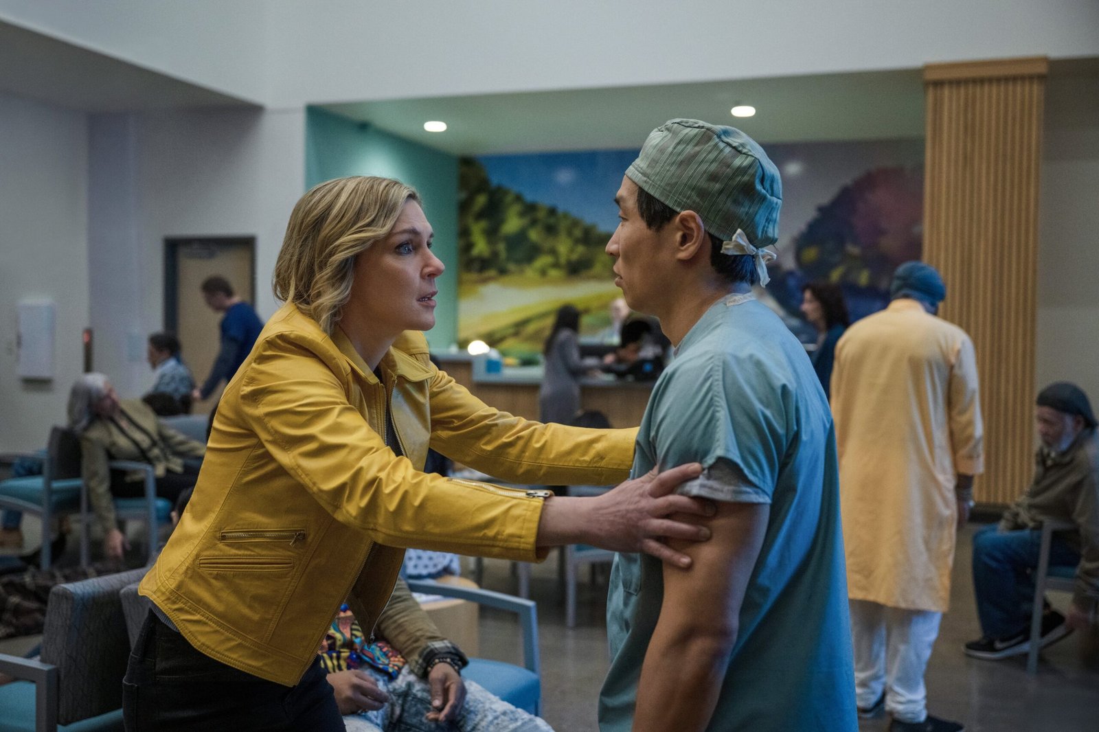 Rhea Seehorn, en un momento de 'Pluribus'.