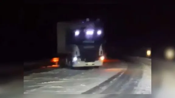 Operativo vial en la Ruta 3 tras múltiples despistes por el frío