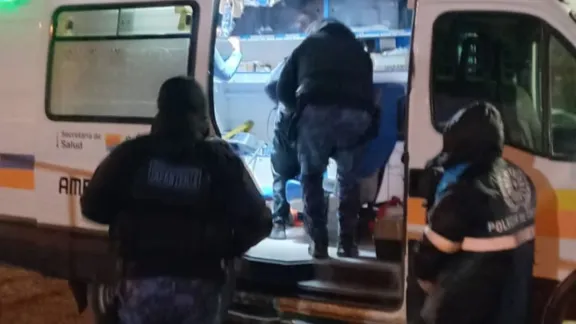 Rápida intervención policial permitió salvar a un bebé que sufría convulsiones