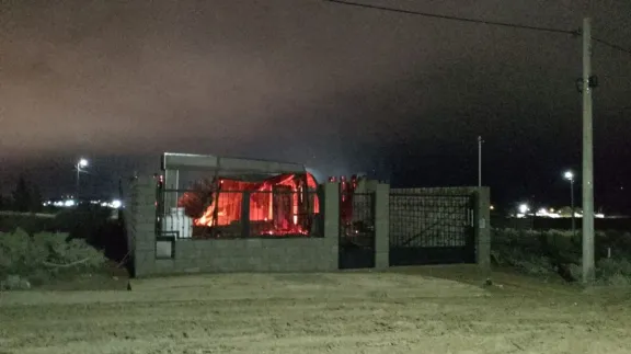 Se incendió una vivienda en barrio Bella Vista Sur