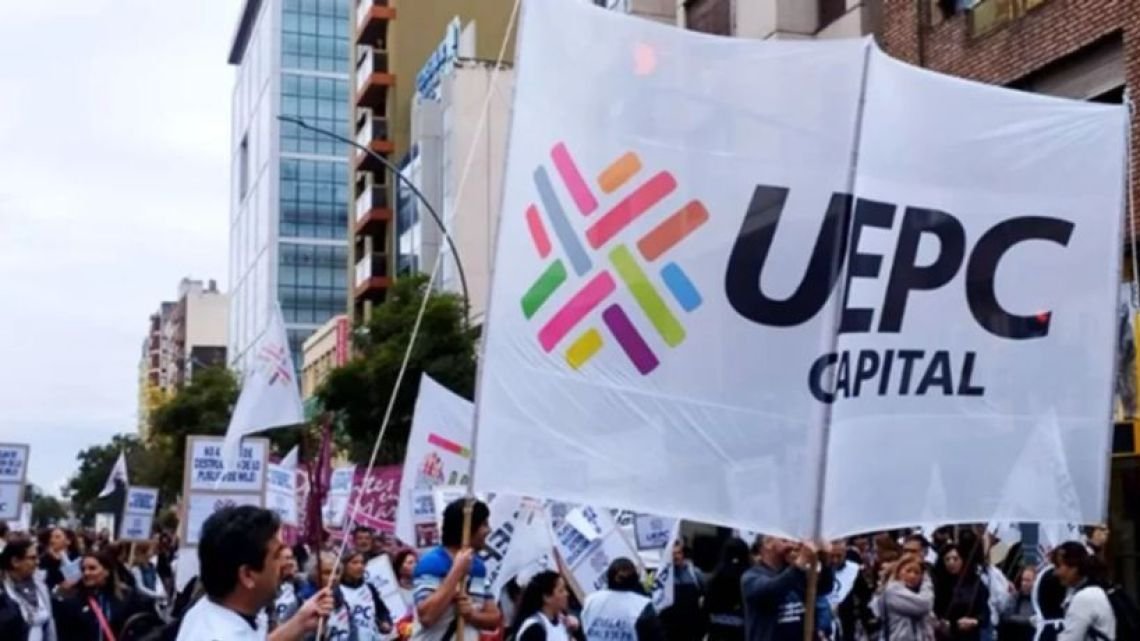 UEPC Capital confirmó su adhesión al paro nacional: “Los docentes estamos por abajo de la pobreza”