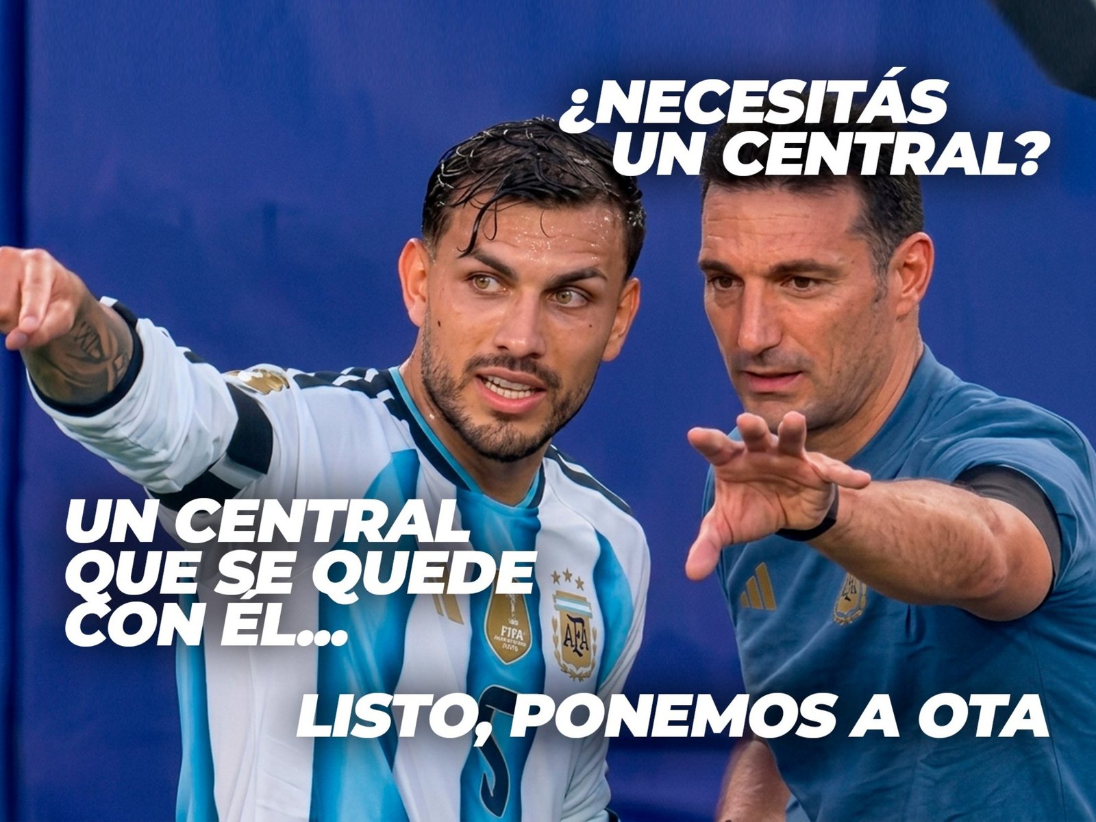 Video: el imperdible diálogo táctico entre Paredes y Scaloni en Argentina-Suiza :: Olé