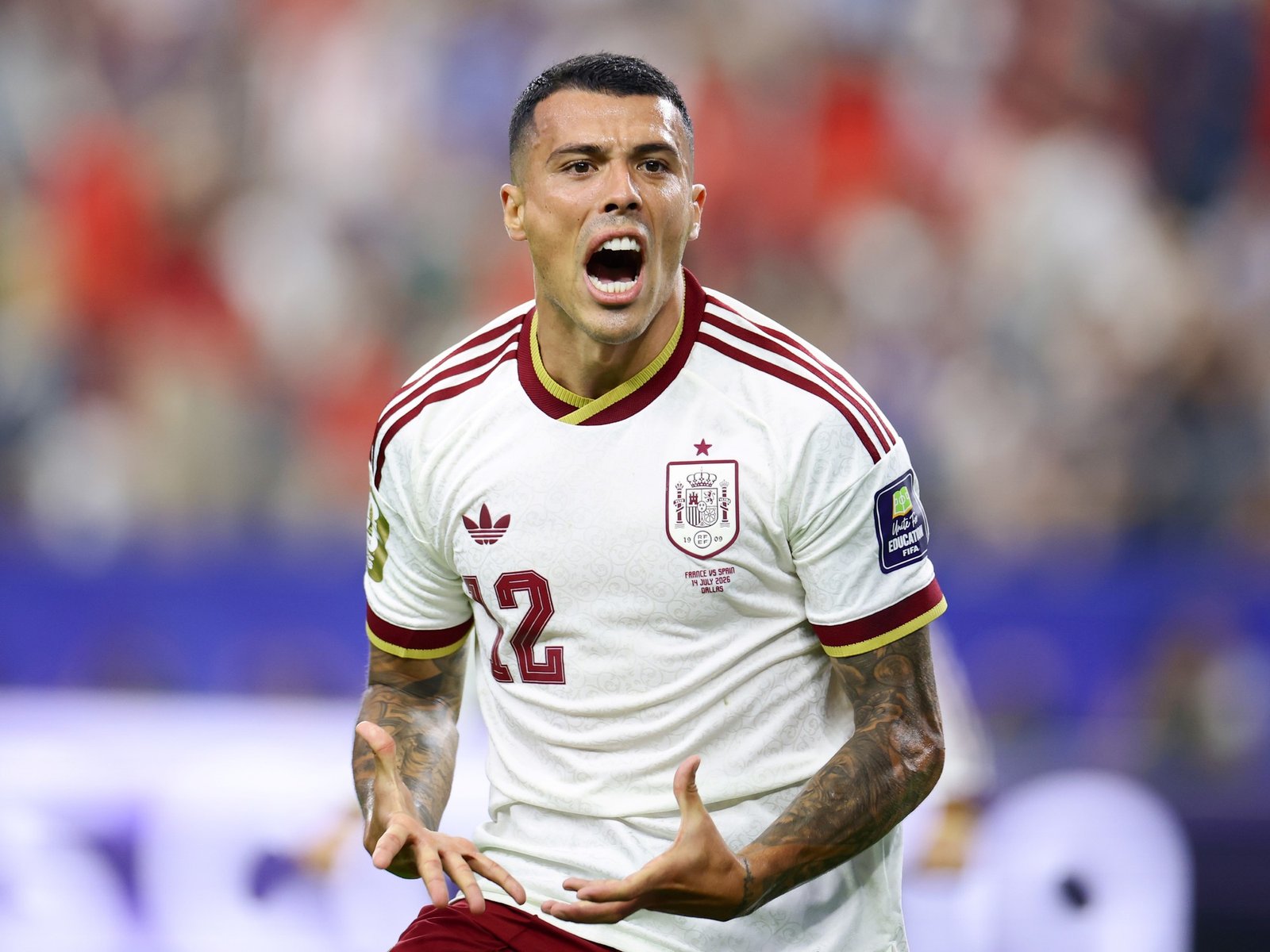 el golazo de Pedro Porro para poner a La Roja 2 a 0 ante Francia