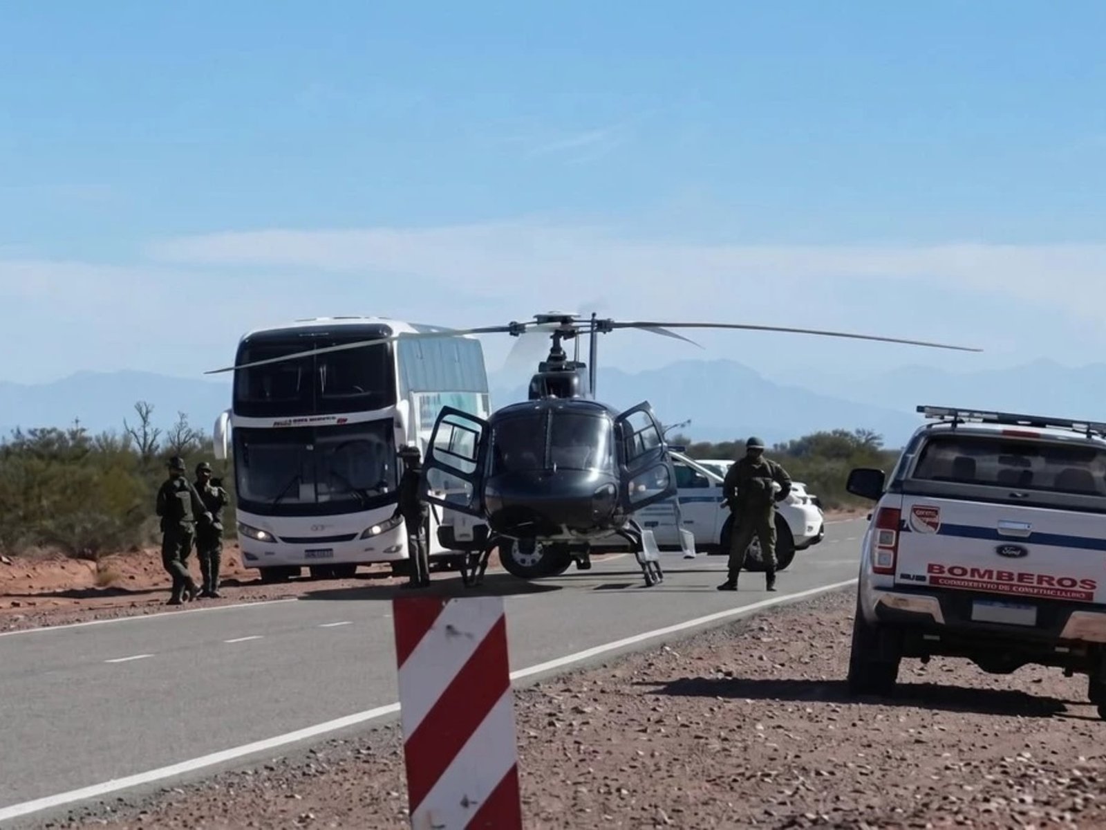 siete muertos entre los que figuran jefes de Policía, Bomberos y un funcionario nacional