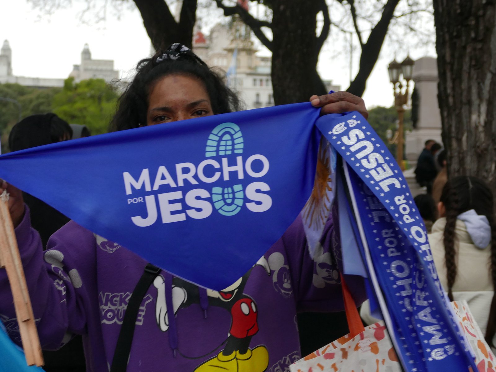 Cortes y desvíos en el centro porteño por una masiva movilización de fieles evangélicos bajo la consigna "Marcho por Jesús"