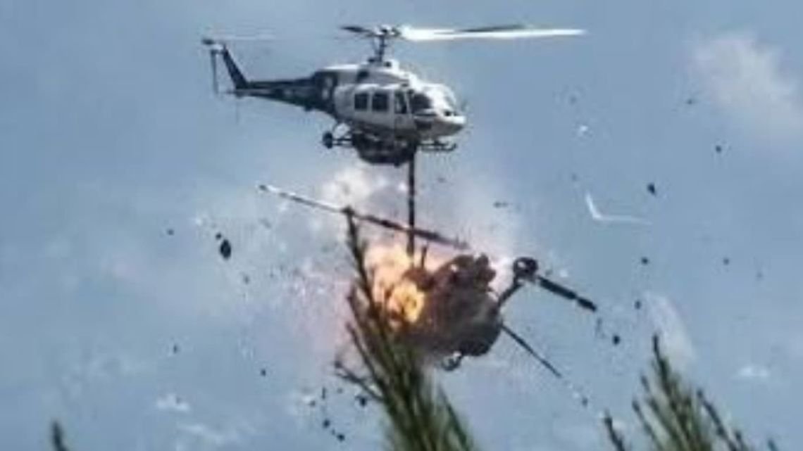 Dos muertos tras el choque de dos helicópteros que combatían incendios en Grecia