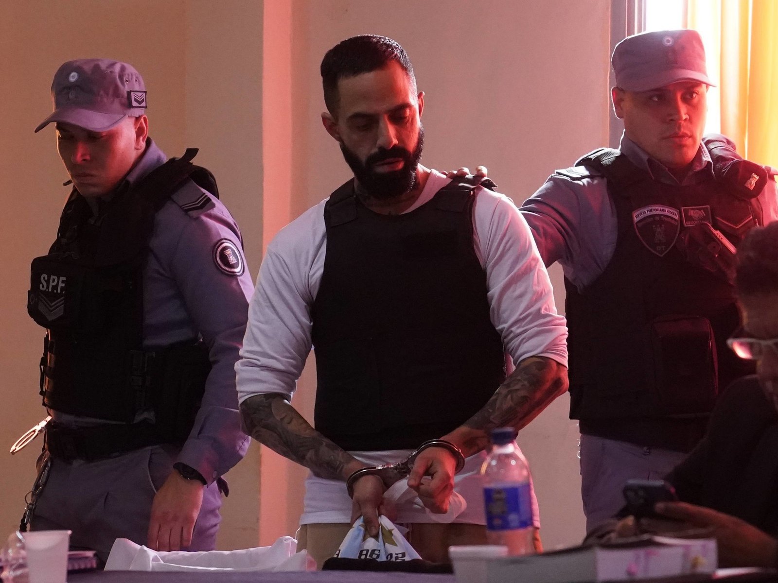 "El Americano" dijo que en la cárcel está "en riesgo" y apuntó contra la jueza