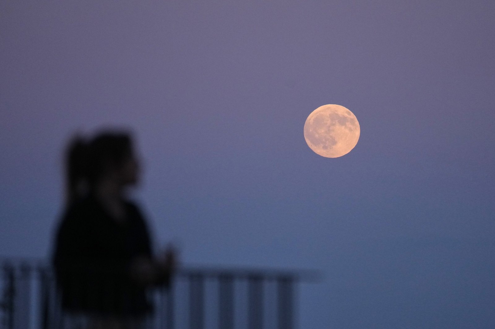 El eclipse parcial de Luna, en imágenes