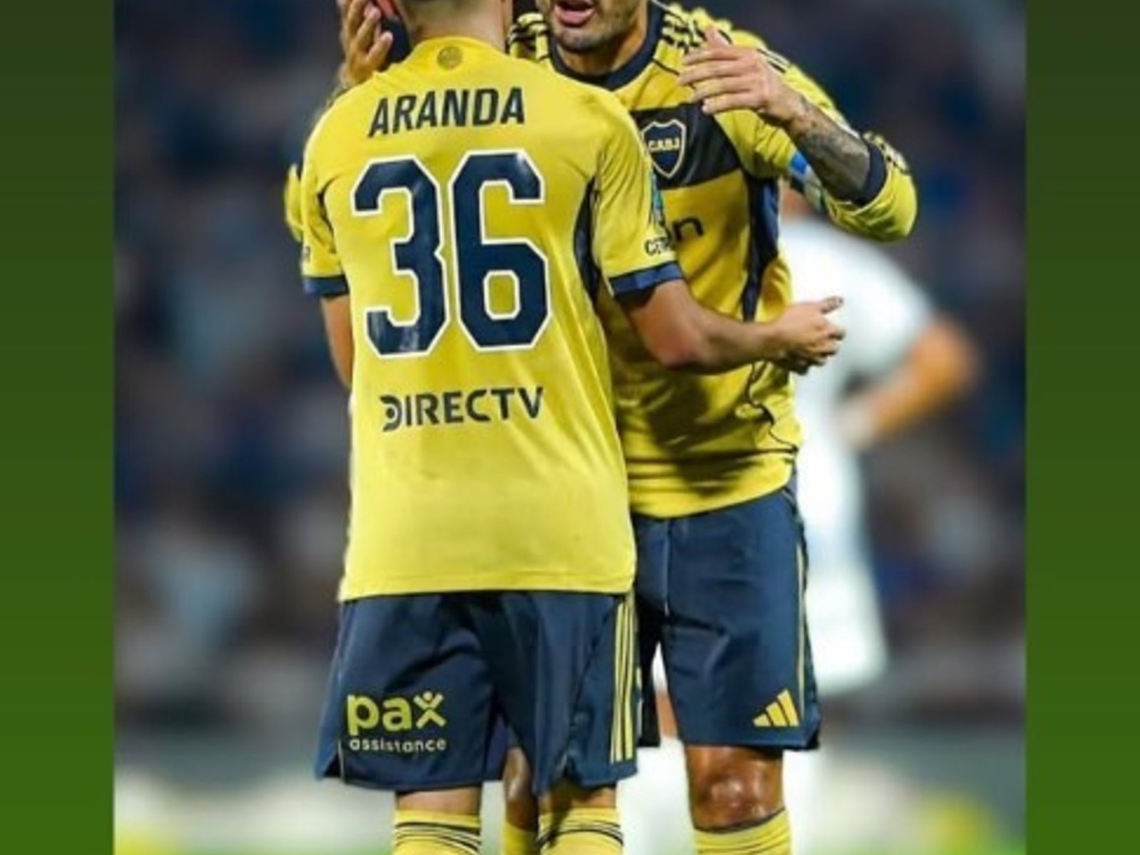"Fuerza hermano, estamos con vos"