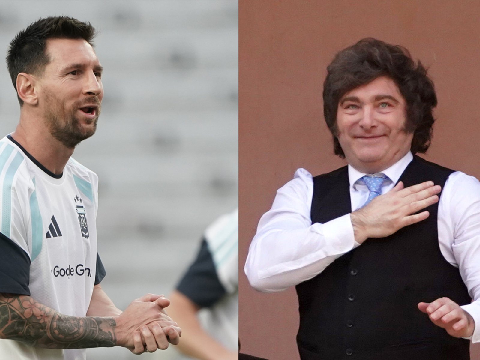 Javier Milei apoyó a Messi tras la muerte de su papá y habló sobre un posible retiro de Leo