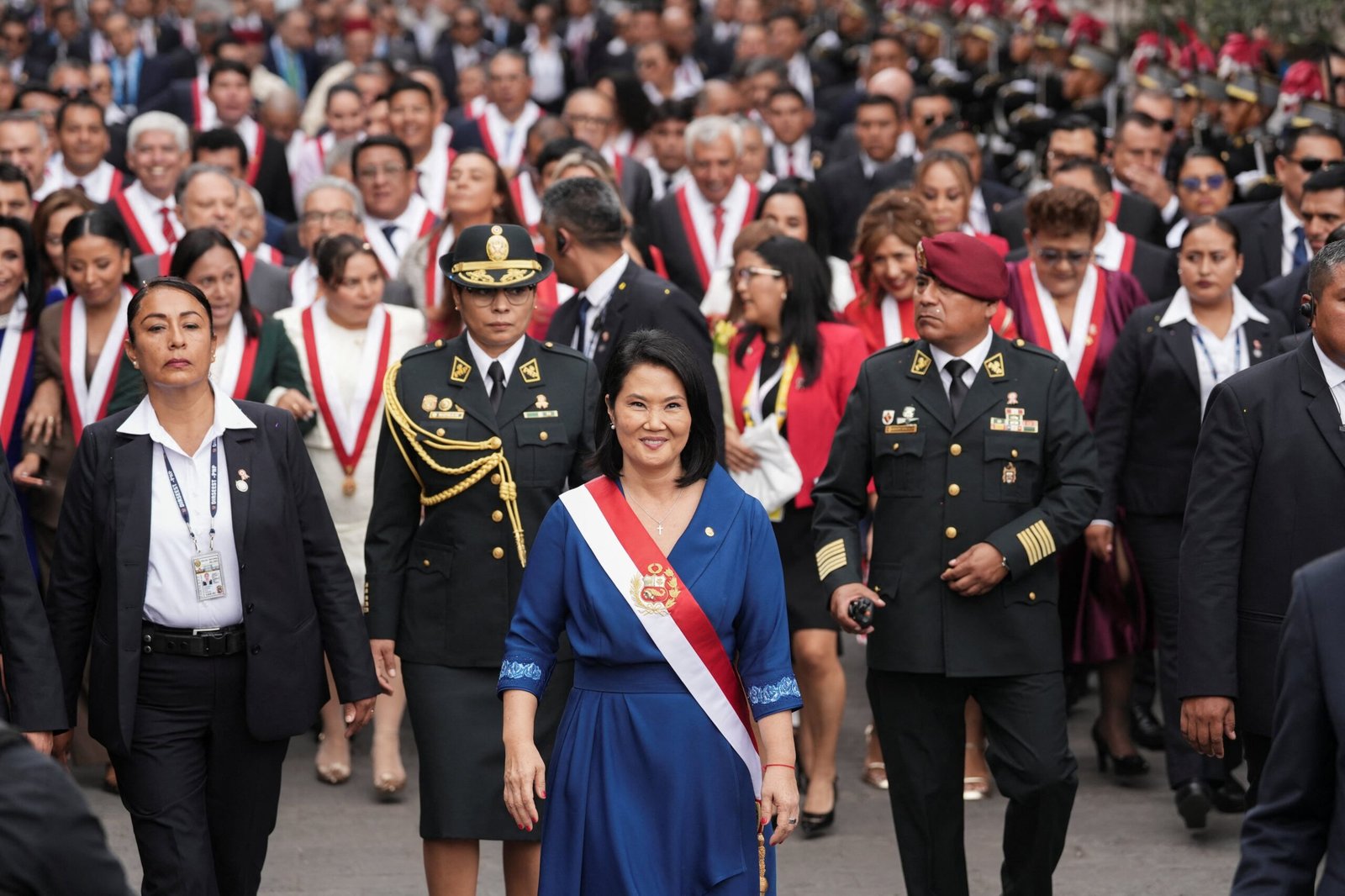 Keiko Fujimori en el vecindario derechista