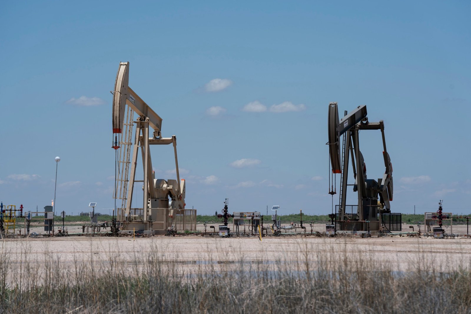 Planta de fracking en Midland, Texas, el 27 de mayo.