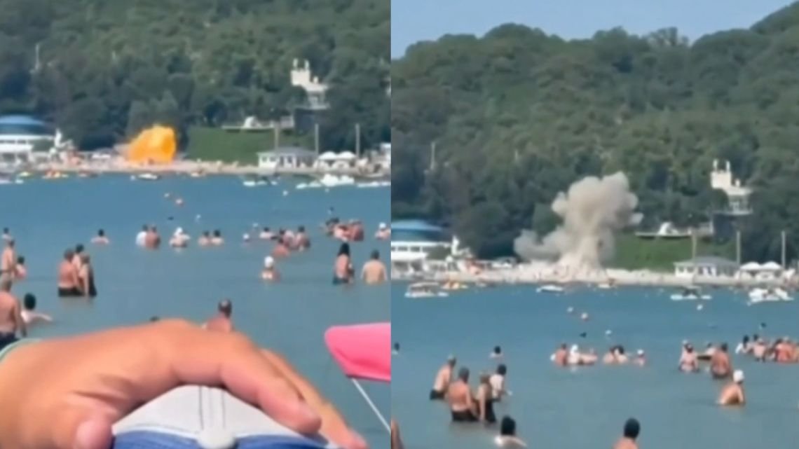 Masacre en una playa de Rusia: un ataque ucraniano con drones provoca siete muertos