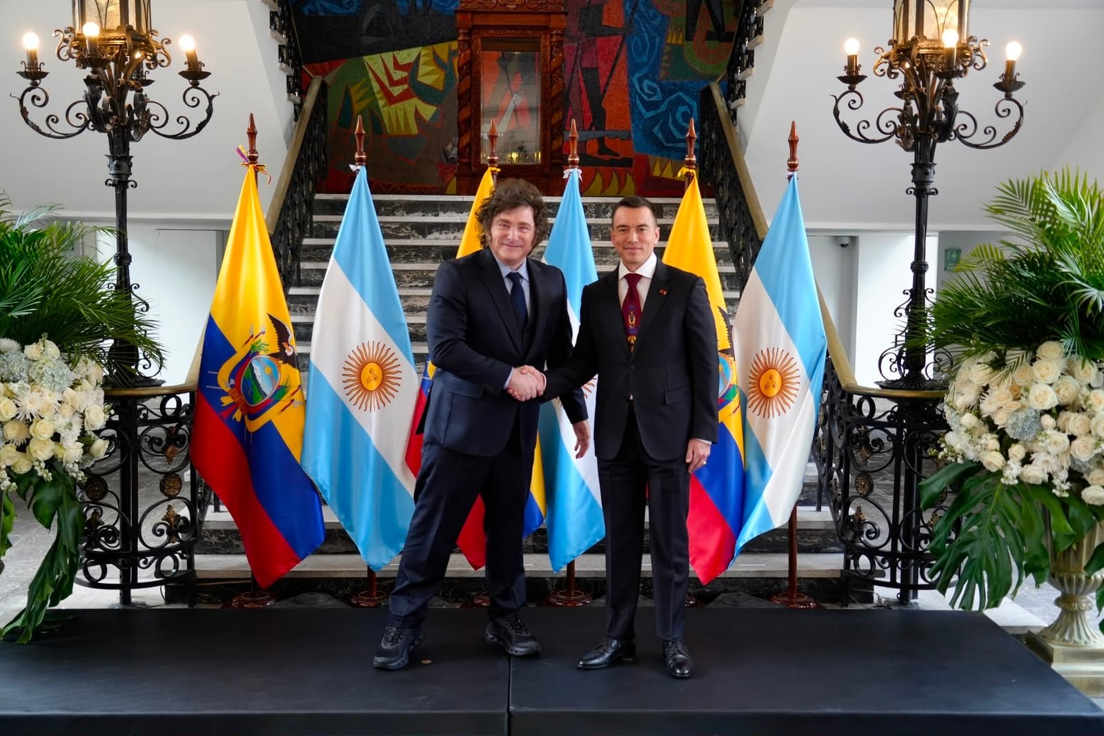 Milei visita a Noboa con la ambición de convertirse en un articulador regional de gobiernos derechistas