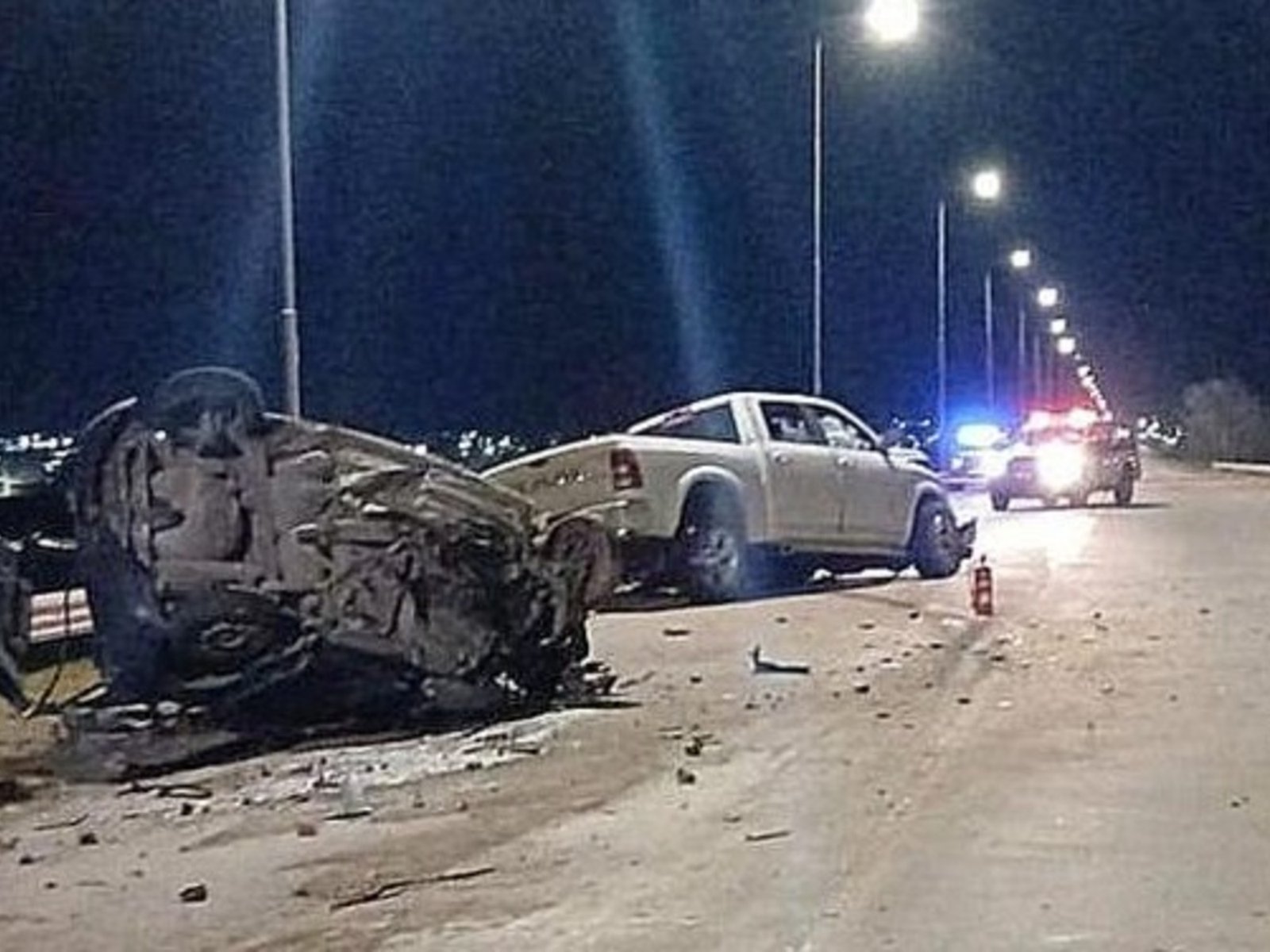Murieron tres personas en un choque frontal entre una camioneta y un auto en Alta Gracia
