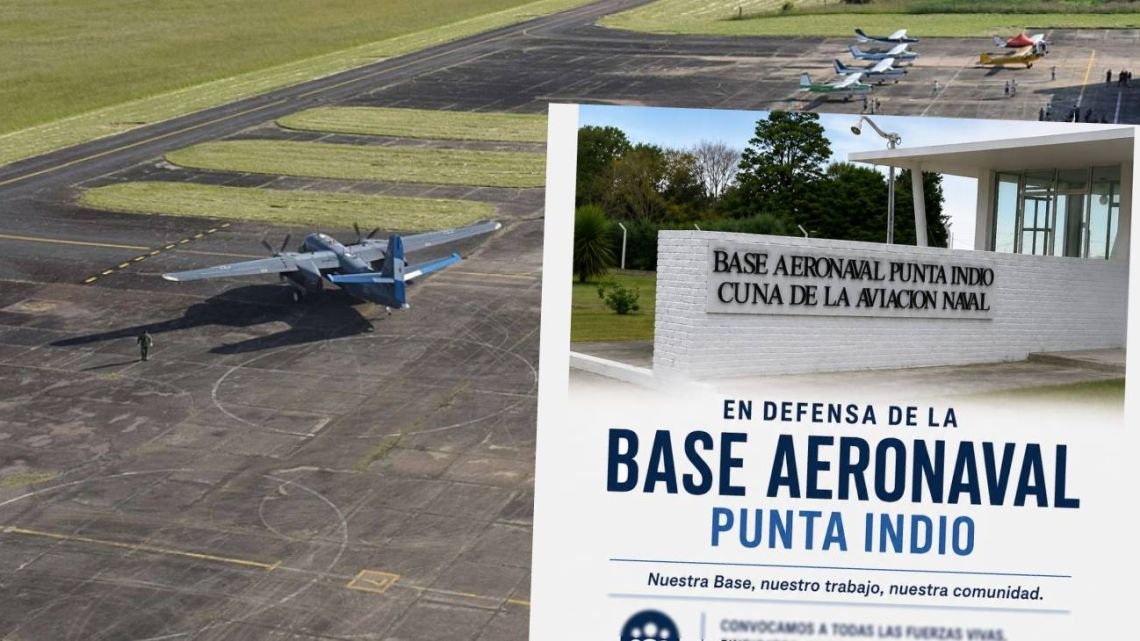 Punta Indio, en tensión por la reestructuración de la Armada: reclaman por el futuro de la histórica base aeronaval
