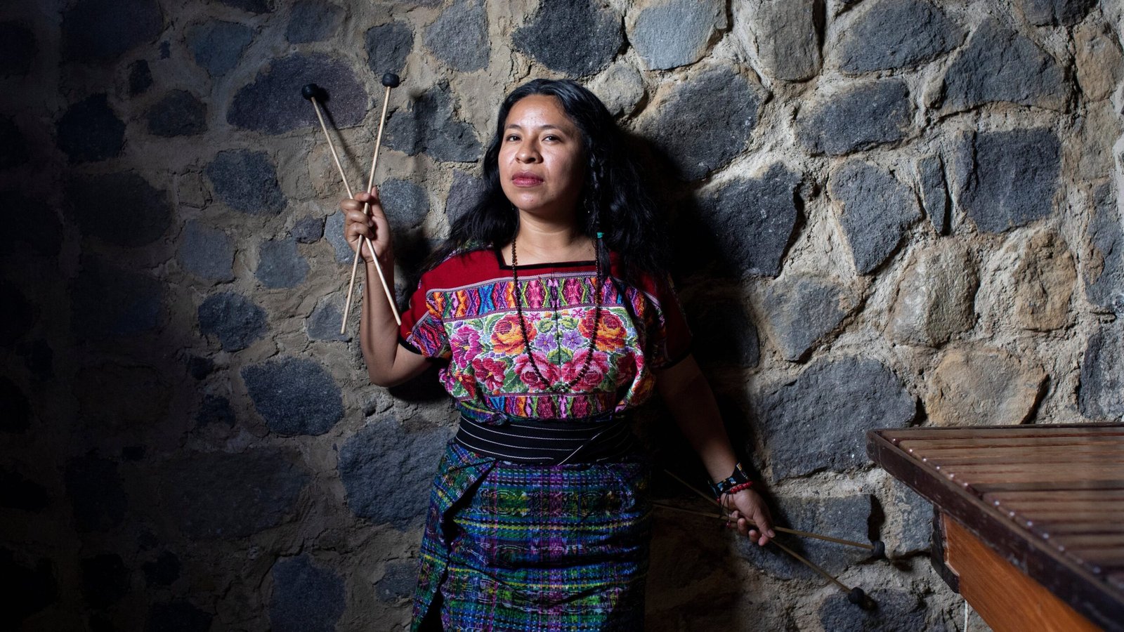 Sara Curruchich en San Juan El Obispo, Sacatepéquez, Guatemala, el 12 de agosto.
