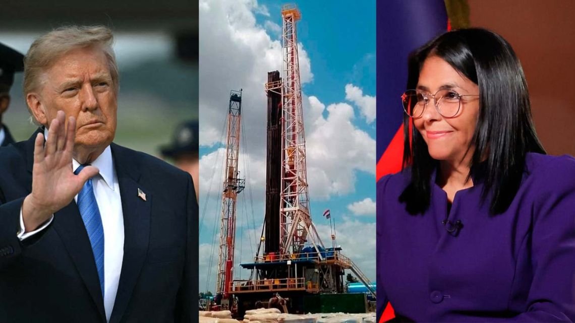 Trump complica gratis a Delcy Rodríguez: "Gracias Venezuela, por regalarnos su petróleo"