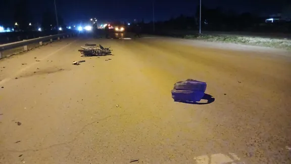 Una motociclista murió tras chocar contra un auto en la Ruta 25