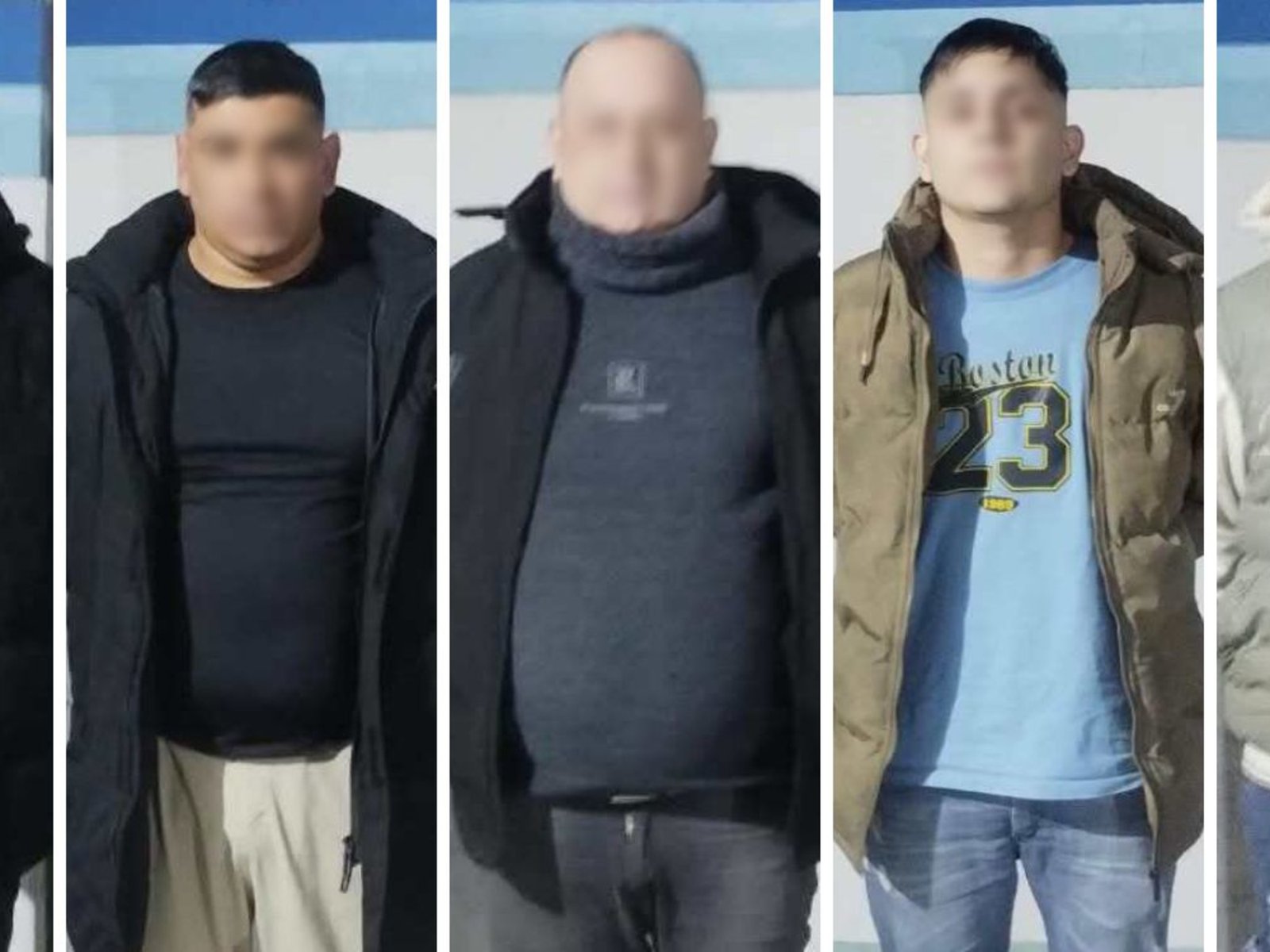 cinco detenidos, entre ellos dos policías