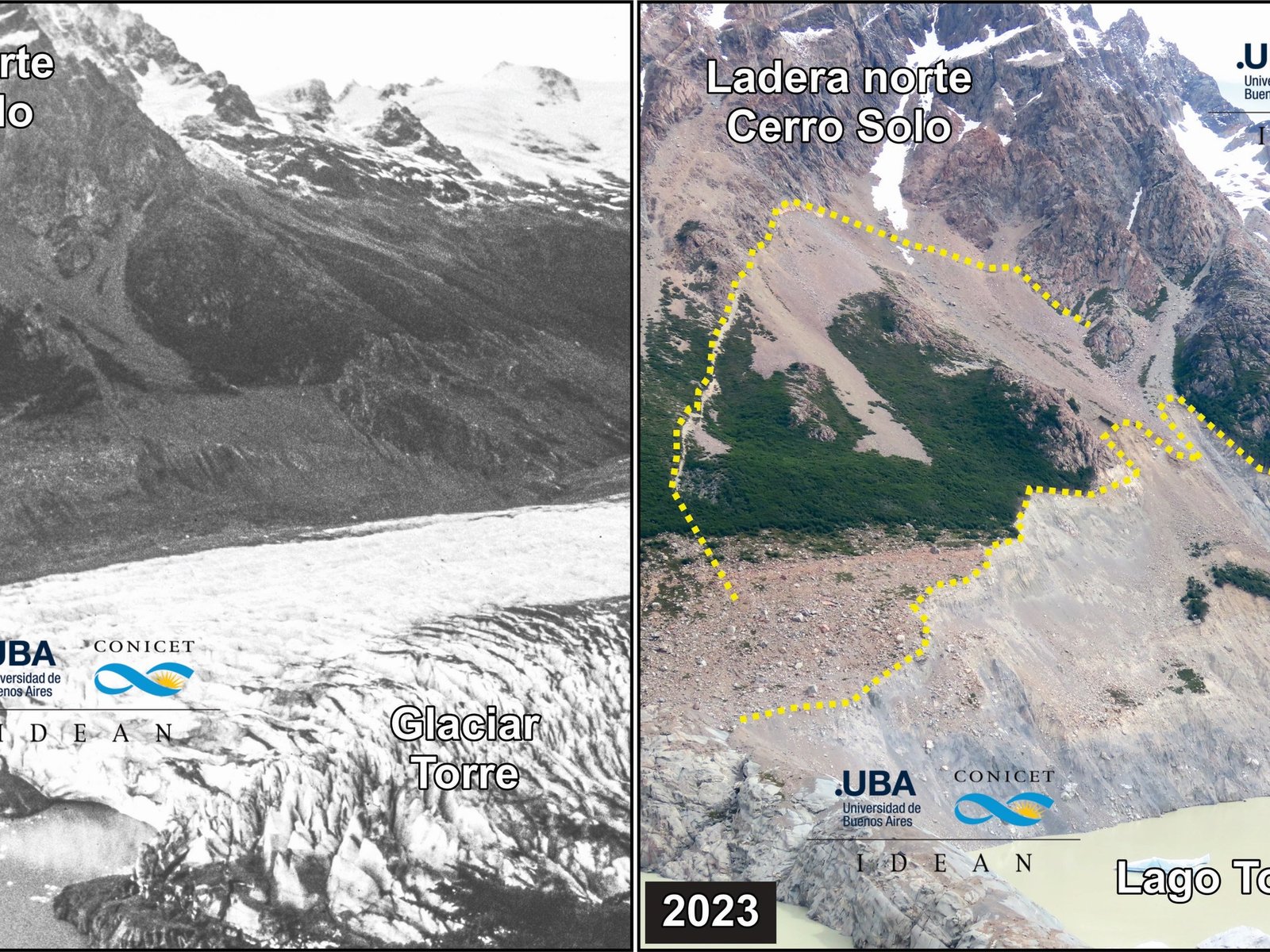 hoy un cerro se desliza sobre un lago y piden un sistema de alerta temprana