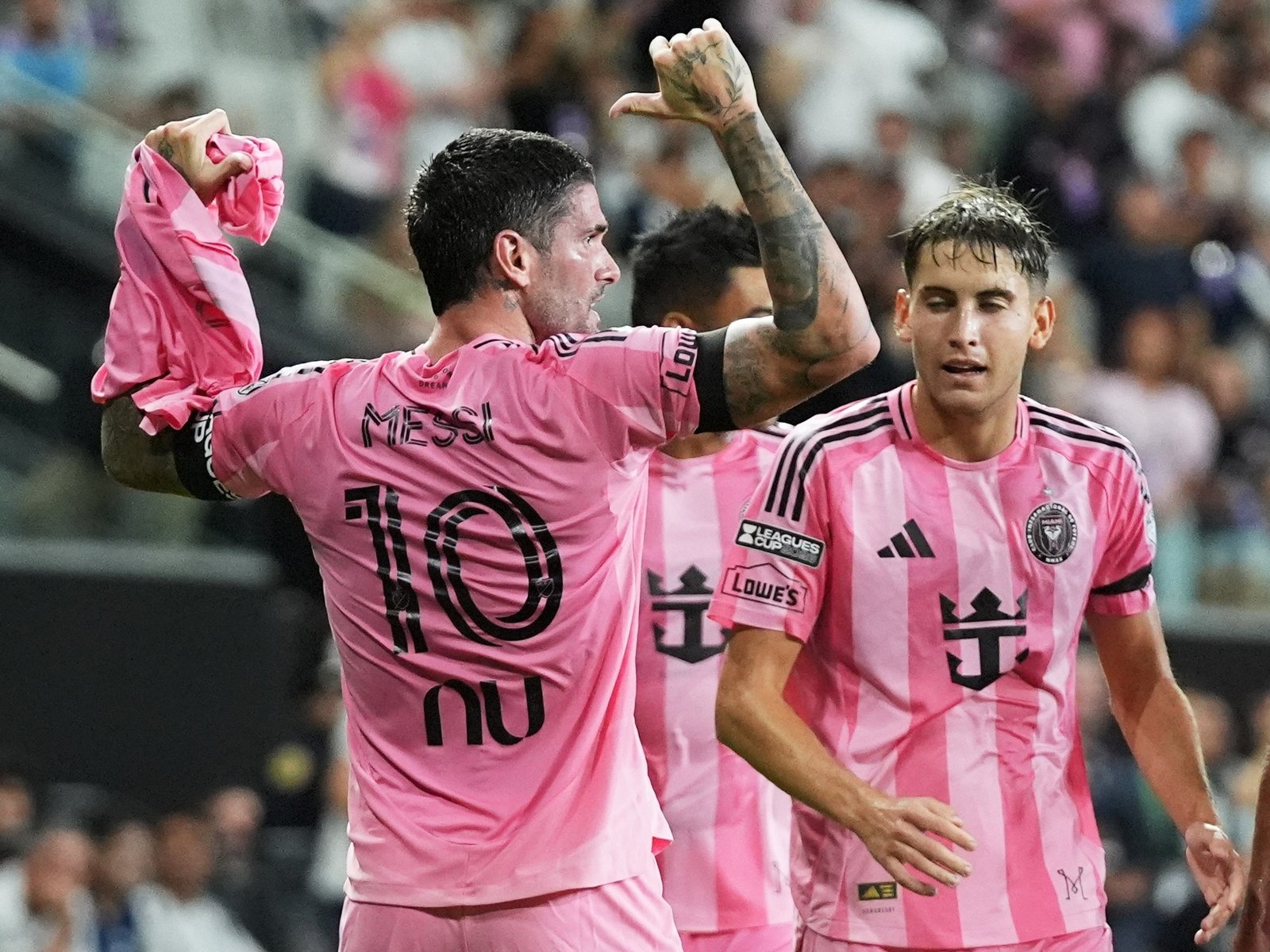 metió un gol con Inter Miami y tenía una sorpresa dedicada a Leo