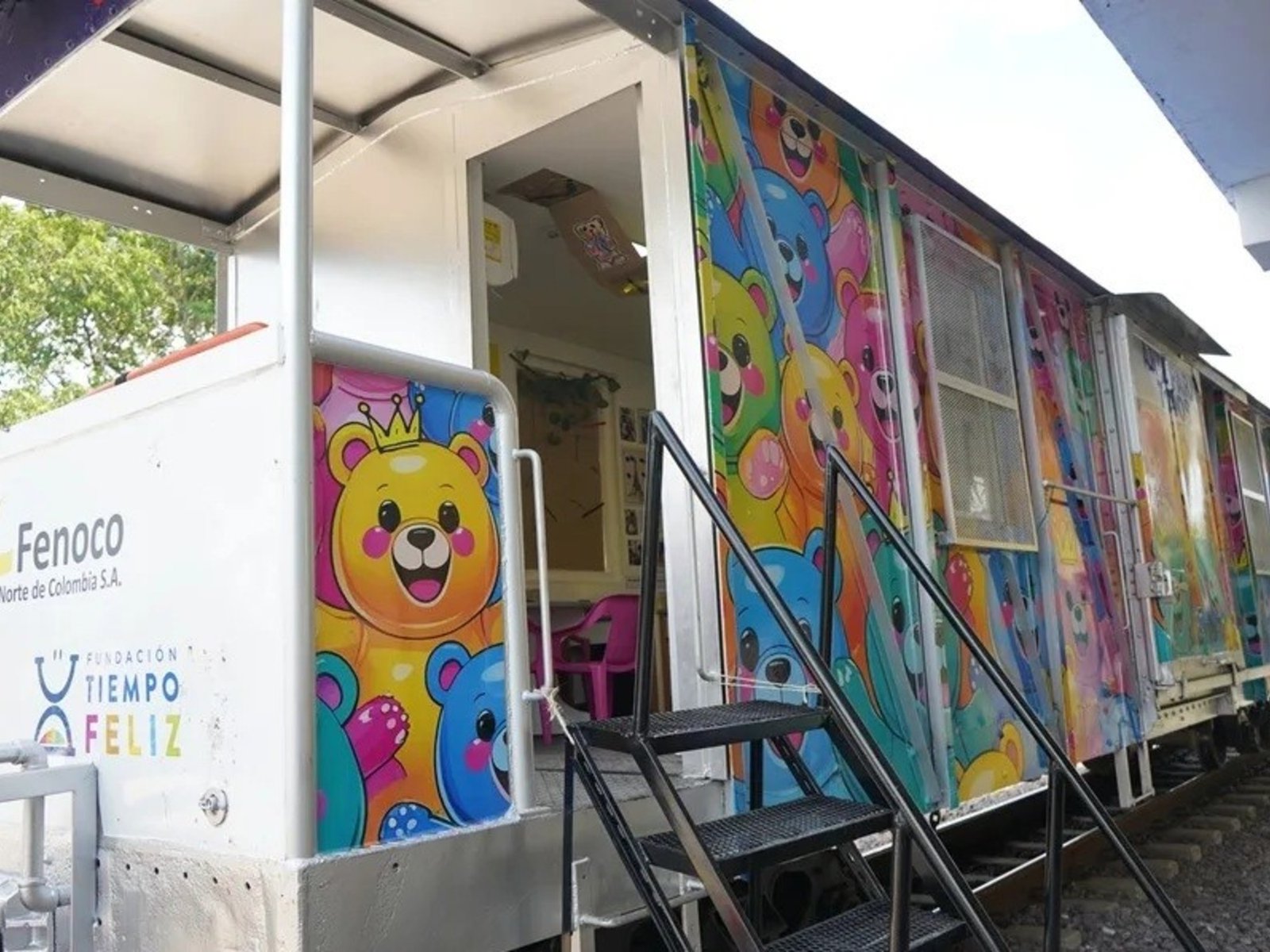 El tren que lleva arte y educación a los niños de Aracataca, el pueblo natal de García Márquez