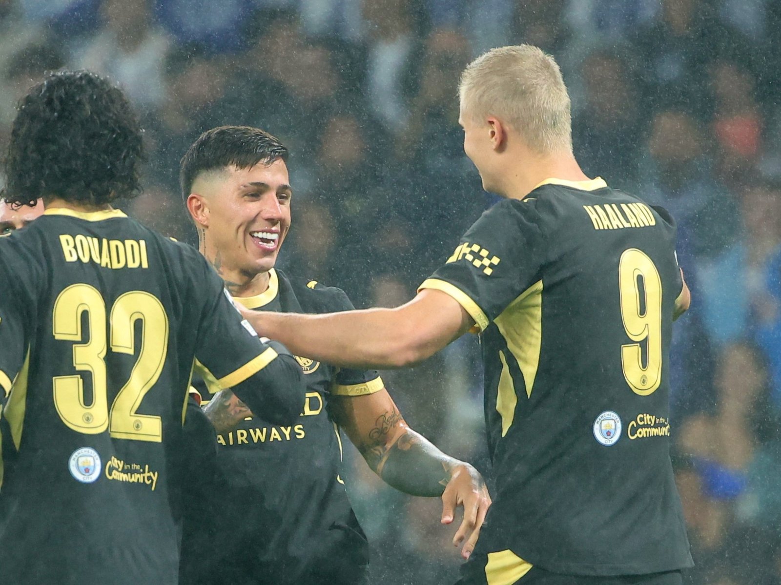 Enzo Fernández debutó en Champions con el Manchester City y le dio una asistencia a Haaland para el triunfo vs Porto
