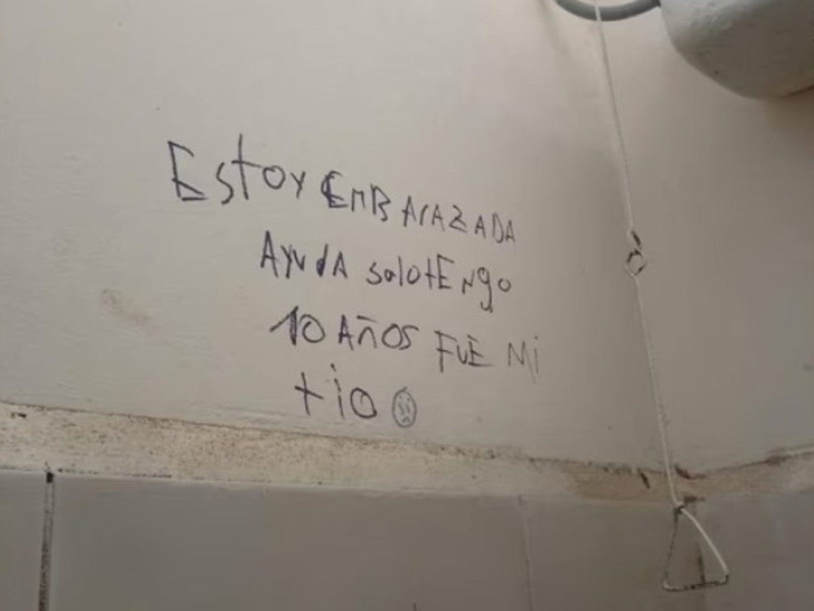 "Estoy embarazada, tengo 10 años, fue mi tío", la pintada en el baño de un colegio de San Juan que activó las alarmas por abuso