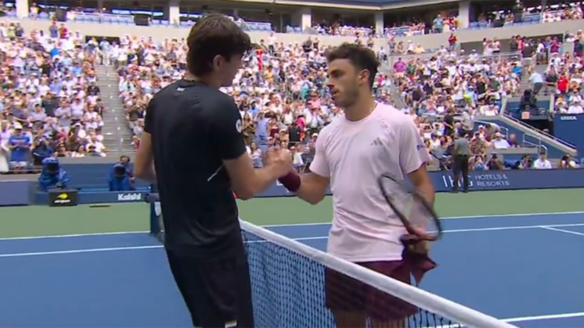 'Fran' Cerúndolo jugó un partidazo y venció en 5 sets al potente Taylor Fritz