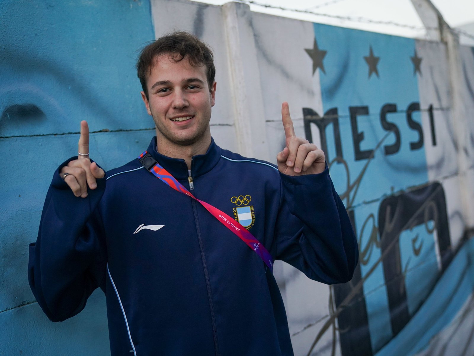 "Me gusta como viven acá el deporte"