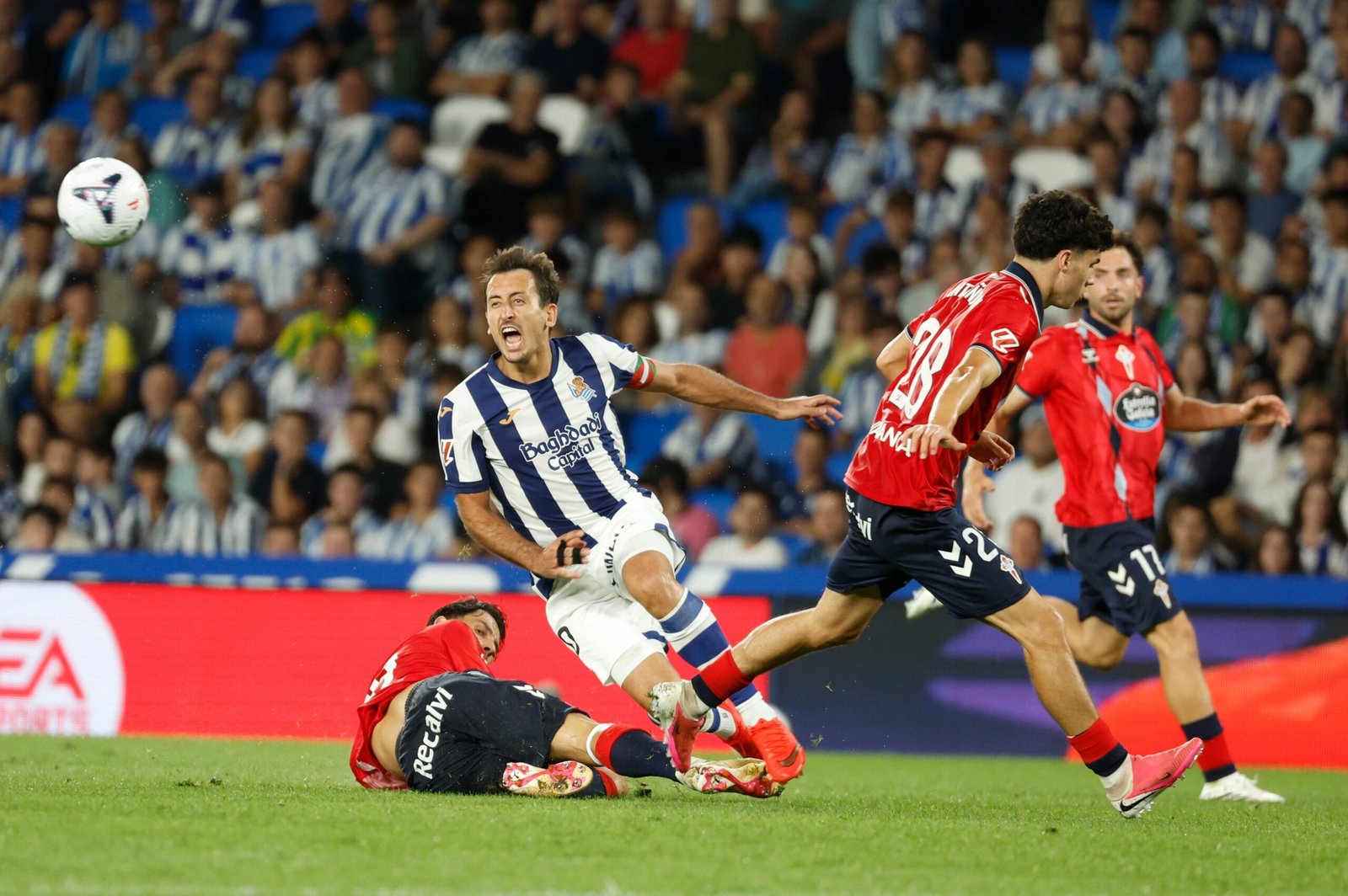 Mucho desgaste y poca puntería entre la Real y el Celta