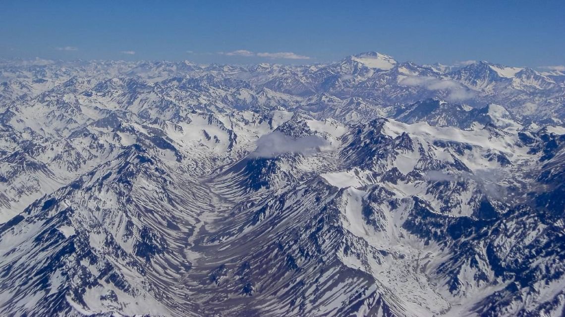 Récord de nieve en la ladera occidental de la Cordillera de los Andes: superó los 10 mil kilómetros cuadrados en agosto