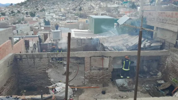 Se incendió una vivienda deshabitada en barrio Pietrobelli