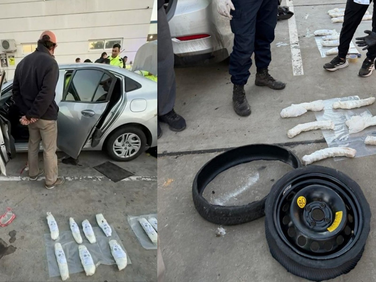 Viajaban desde Brasil a Buenos Aires en tres autos con 40 kilos de MDMA y 10.000 pastillas de éxtasis
