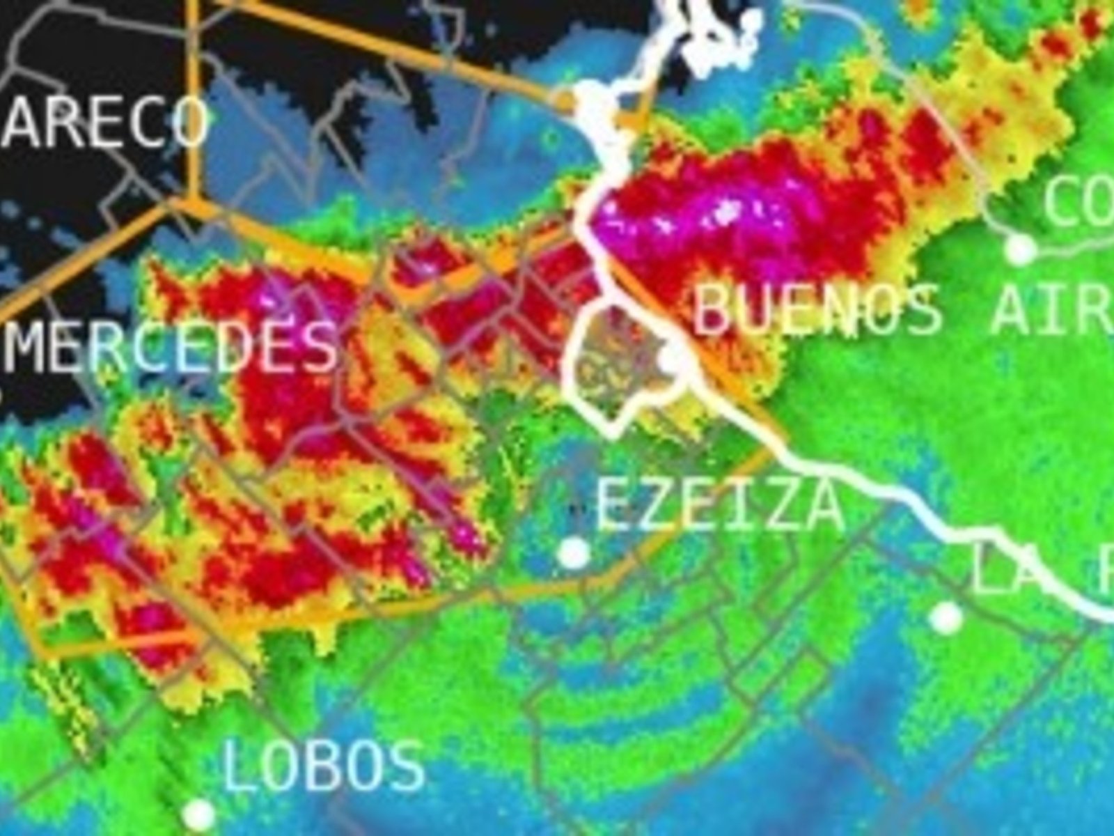 provincias afectadas, dónde se esperan más lluvias, ola polar y cuándo cambia el clima