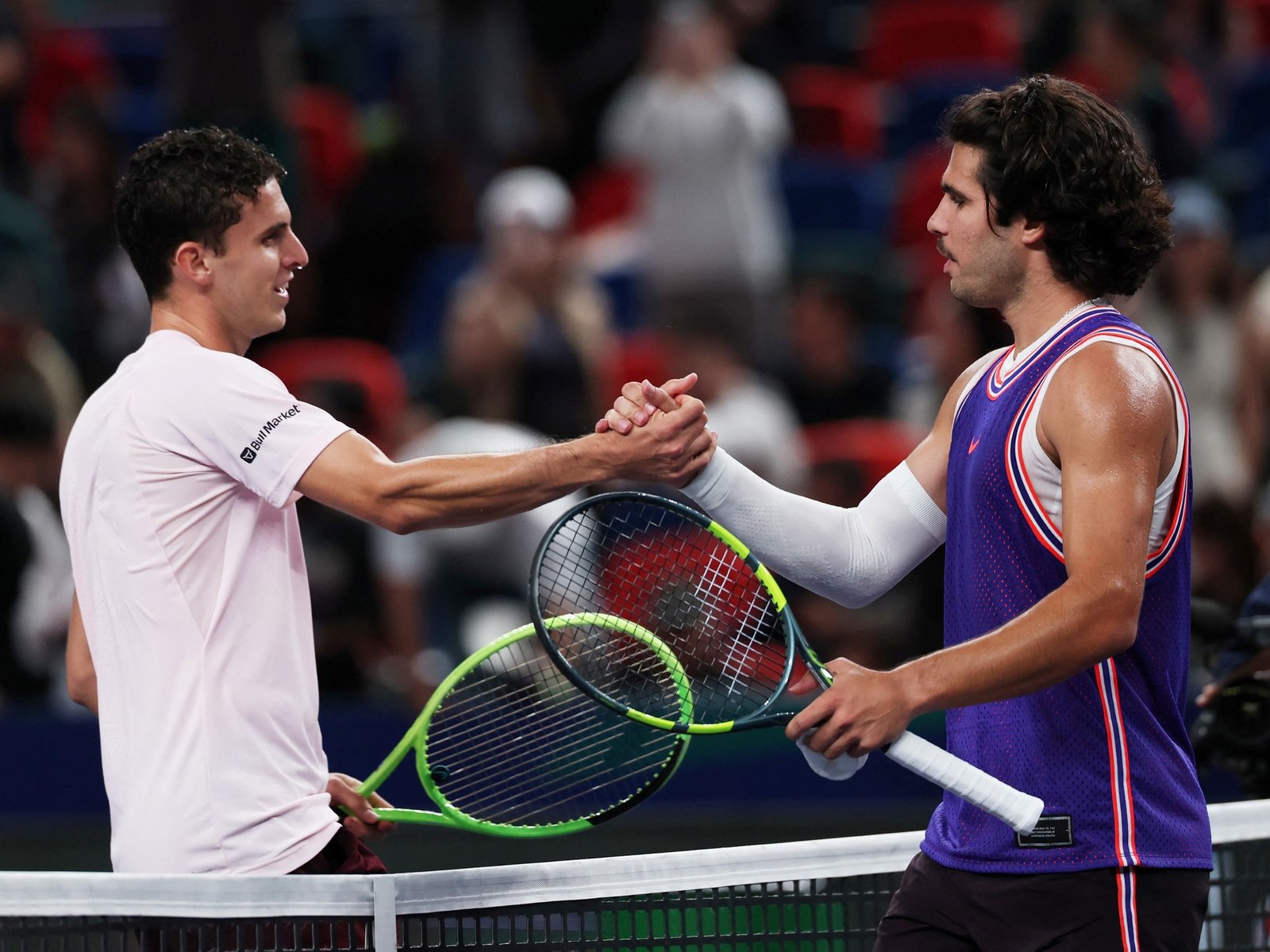 Carlos Alcaraz fue demasiado para Juan Manuel Cerúndolo, que se despidió del Masters 1000 de Shanghái