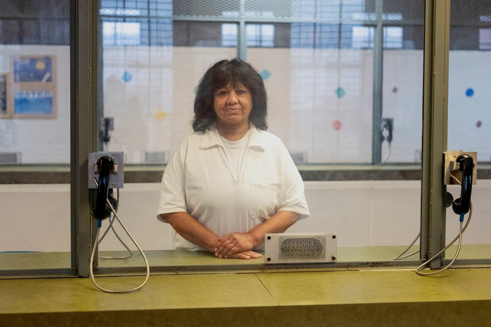 Melissa Lucio en la Unidad Mountain View en Gatesville, Texas, el 21 de marzo de 2022.