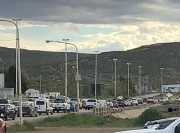 Choque en cadena en ruta 3 a metros de la rotonda de ruta 26