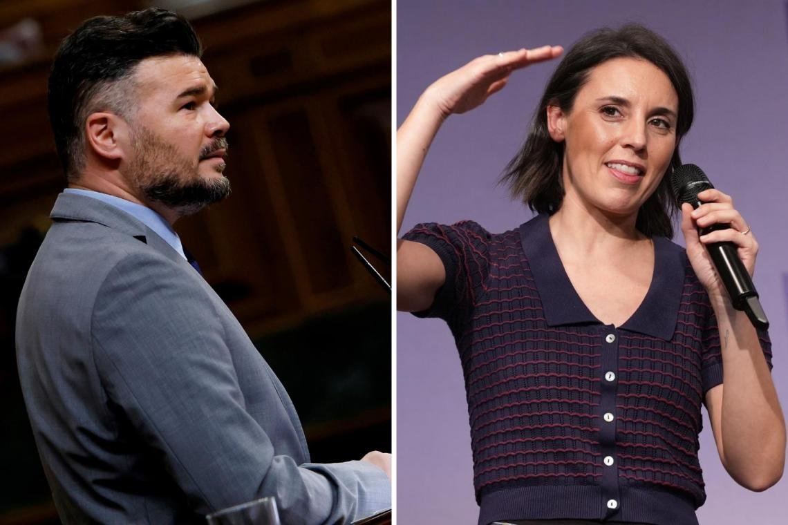 Comuns acusa a Rufián de azuzar la división en las izquierdas por su acuerdo con Podemos