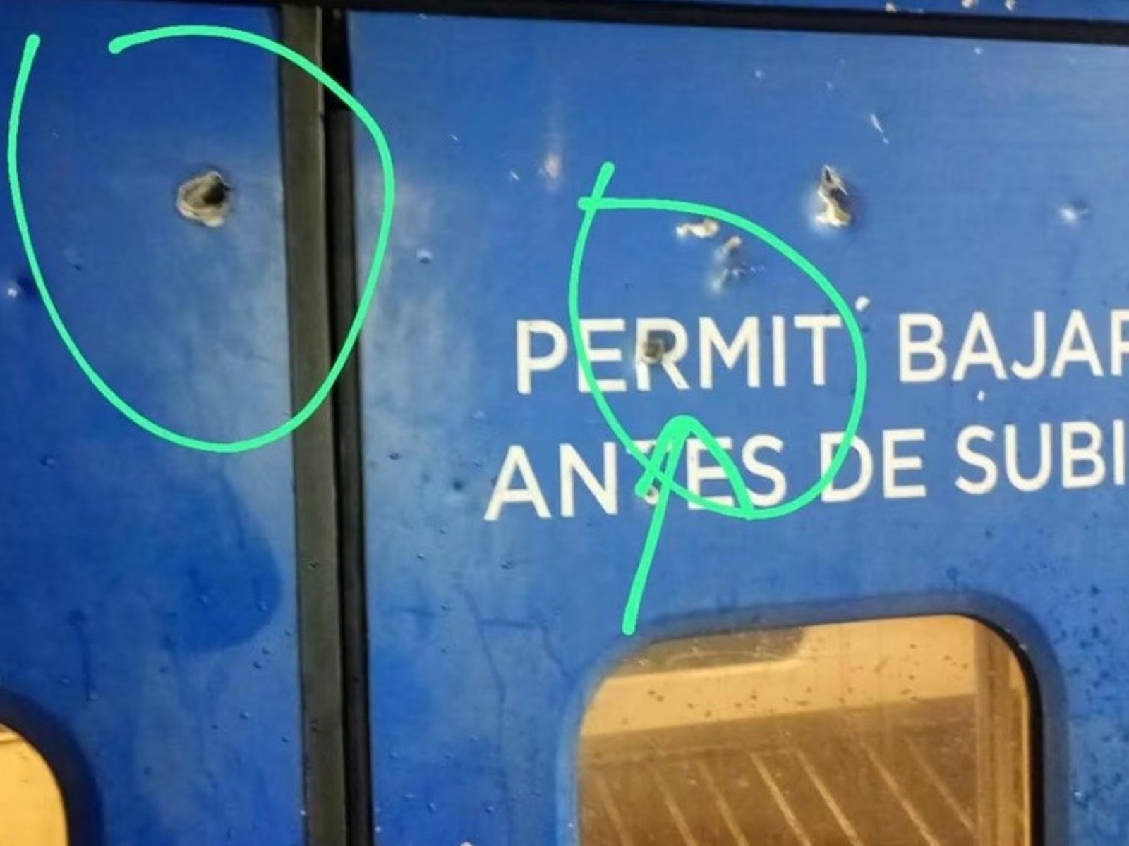Denuncian que balearon una formación del tren San Martín en pleno recorrido y Trenes Argentinos limitó el recorrido