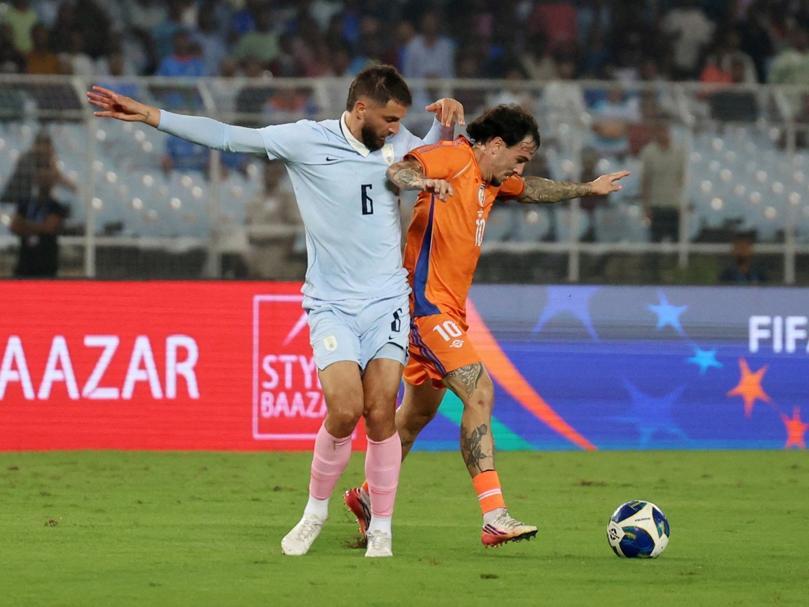 India vs Uruguay, por un amistoso internacional, EN VIVO: cómo van, resultado y minuto a minuto