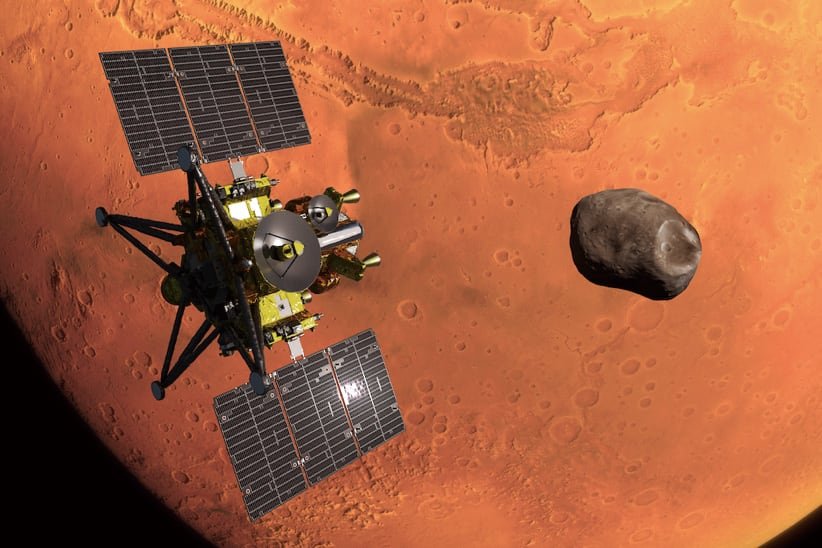 Japón se atreve con la primera misión para traer muestras de Fobos, la desconocida luna de Marte