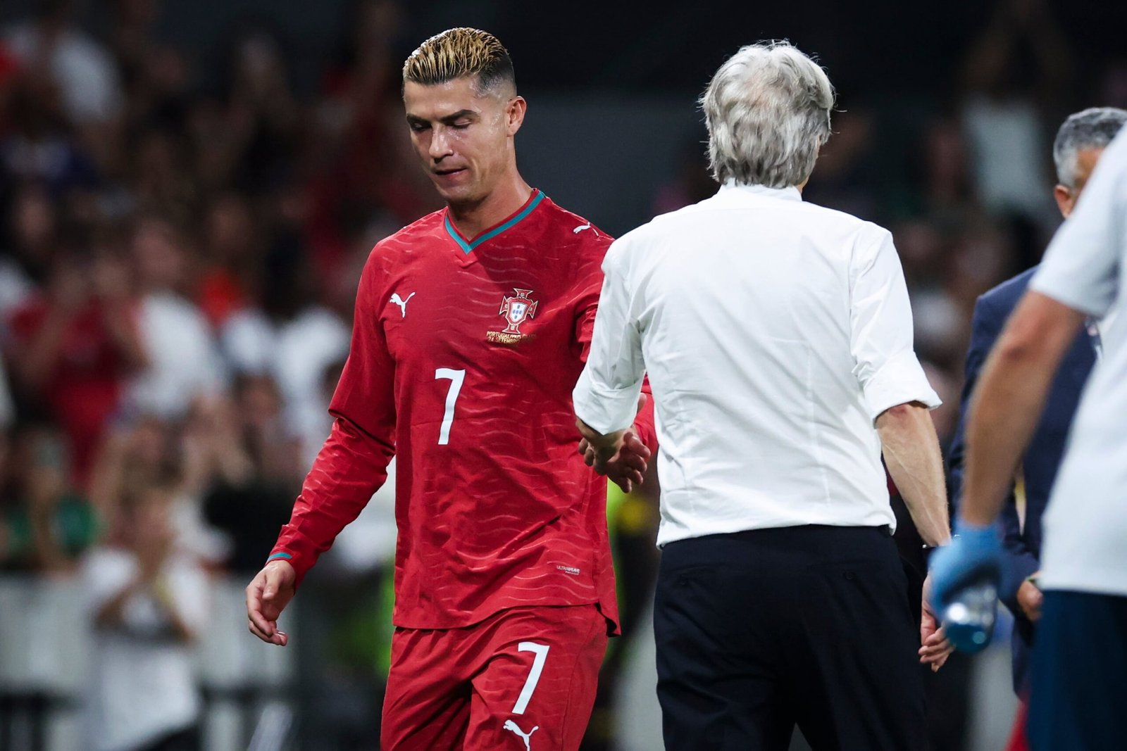 Cristiano Ronaldo y Jorge Jesus, el 24 de septiembre en Lisboa.