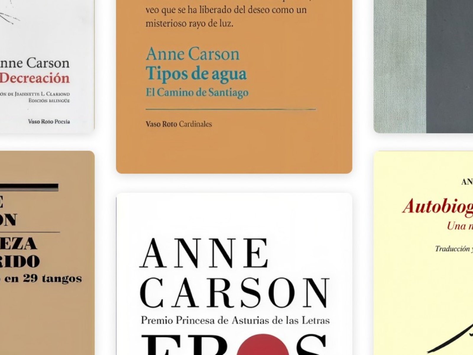 Seis libros para conocer a Anne Carson, la ganadora del Nobel de Literatura 2026