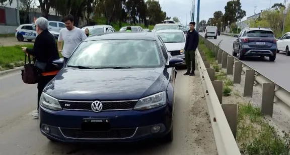 Triple choque en la Ruta 3 dejó una mujer hospitalizada en Comodoro